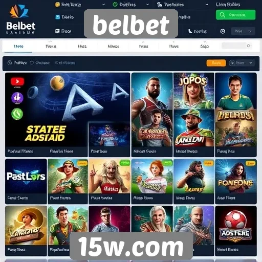 Belbet oferece ampla variedade de jogos online
